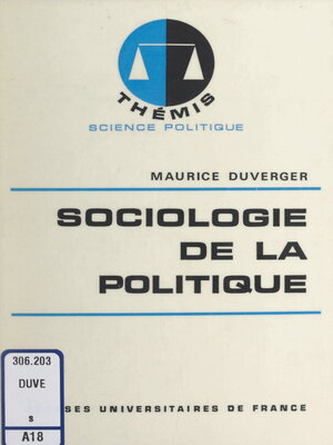 cover image of Sociologie de la politique